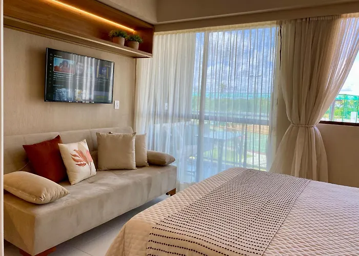 Flat elegante com fácil acesso à Praia Muro Alto- Mana Beach Experience Pôrto das Galinhas